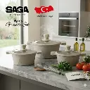 طقم أواني جرانيت ساغا 6 قطع SG-H1730