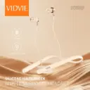 سماعات رياضية لاسلكية بحزام سيليكون للرقبة