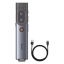 Baseus Orange Dot AI Wireless Presenter – Red Laser Pointer, Rechargeable (WKCD020013)